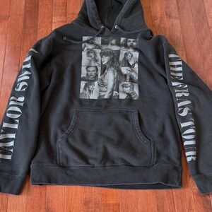Taylor Swift Black Pullover Hoodie with Collage Graphic VGUC From Eras tour